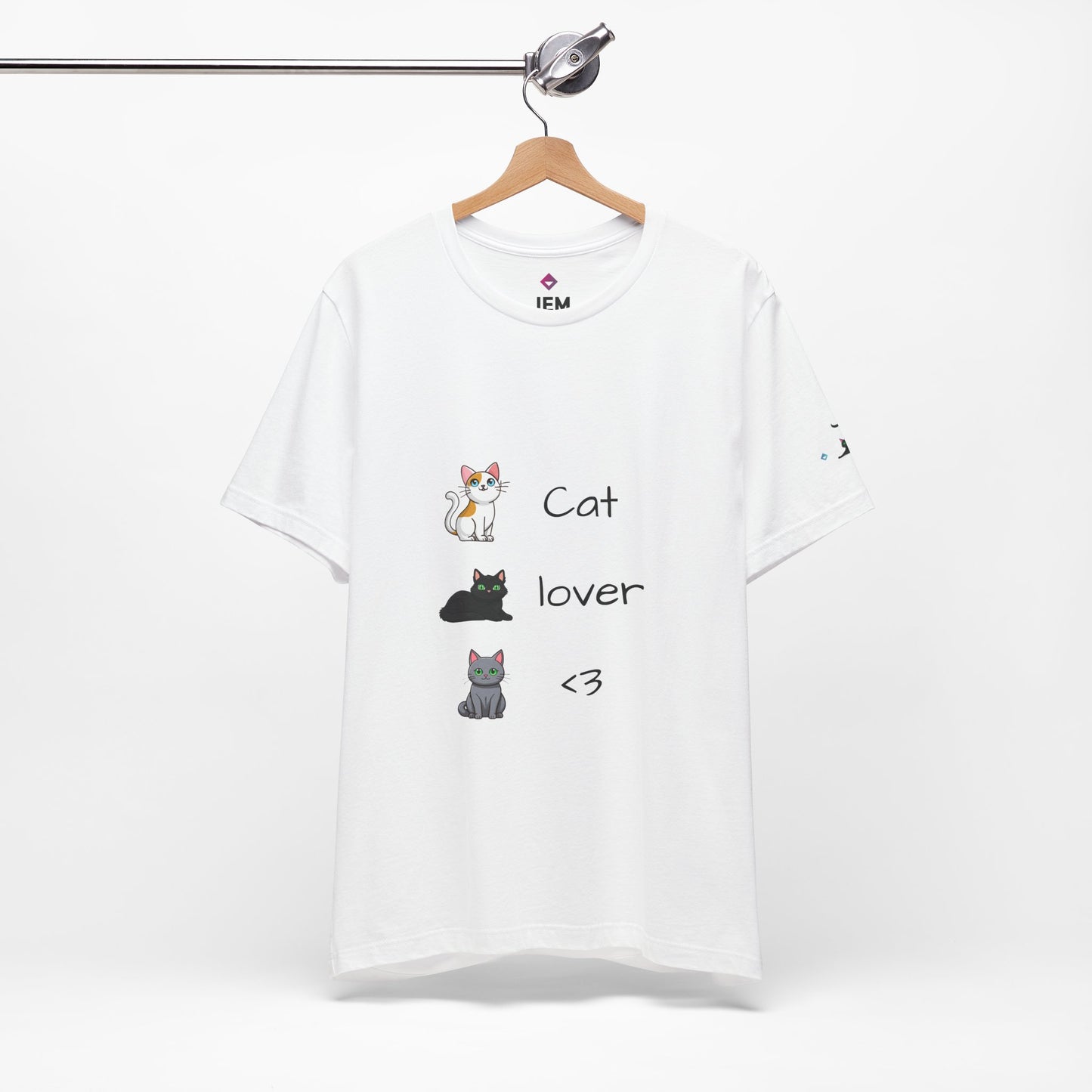 Cat Lover <3 Tee | Purrfectly Playful for Feline Fans!