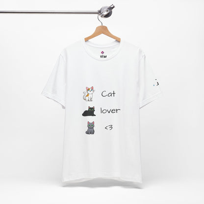 Cat Lover <3 Tee | Purrfectly Playful for Feline Fans!