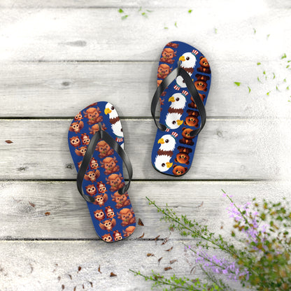 Flip Flops Cute Animal Print | Fun Summer Sandals for Beach Days, Poolside Chill, and Animal Lovers