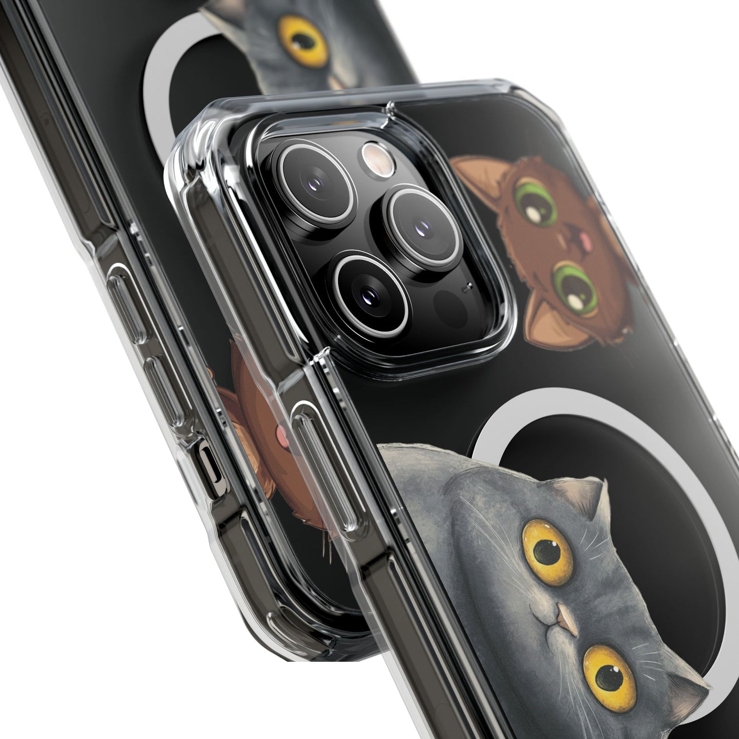 Peek-a-Cat Impact Case | MagSafe® Cute Kitty Design