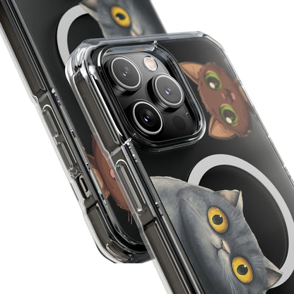Peek-a-Cat Impact Case | MagSafe® Cute Kitty Design