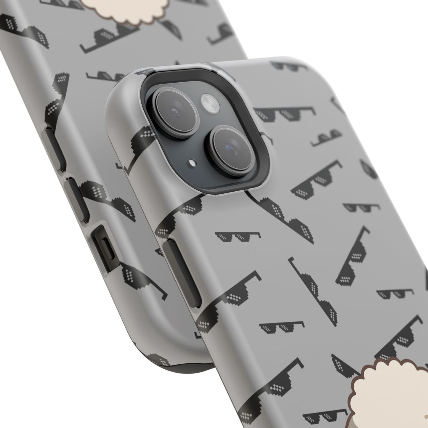 Cute Dog Magnetic Phone Case | Pet Lover Gift | Stylish Tough Cover | Cartoon Dog Print | MagSafe Compatible | Fun Phone Accessory