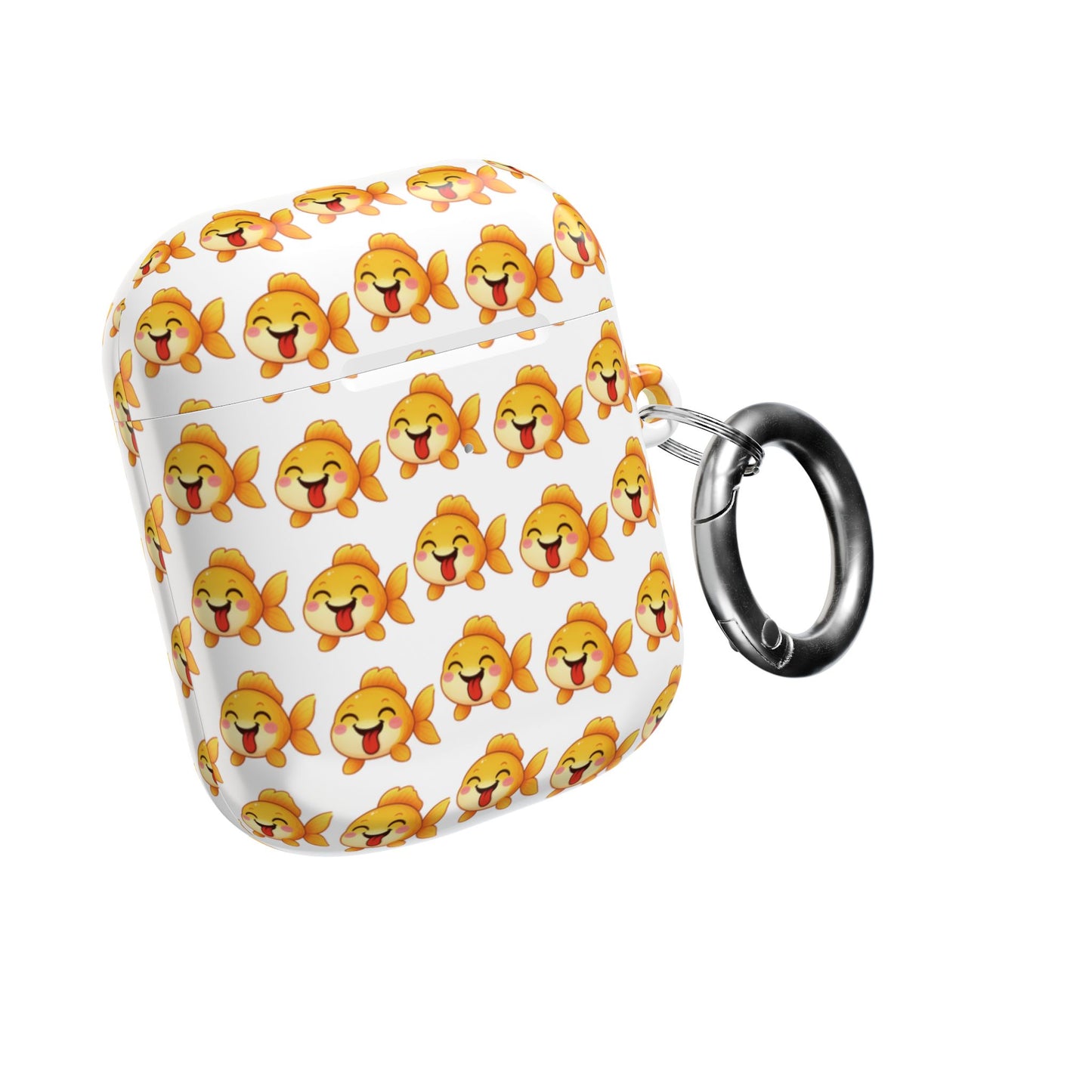 Cute Goldfish AirPods® Case | Protective Fish-Themed Cover for AirPods Pro, Gen 1 & 2 | Funny Orange Fish Pattern | Gift for Pet Lovers