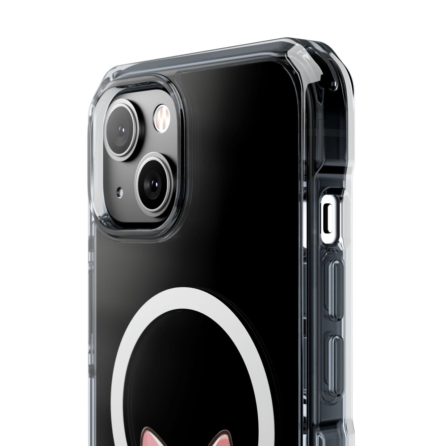 MagSafe® Cat-titude | Magnetic Clear Impact Case | Cute Calico Kitty Design