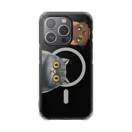 Peek-a-Cat Impact Case | MagSafe® Cute Kitty Design