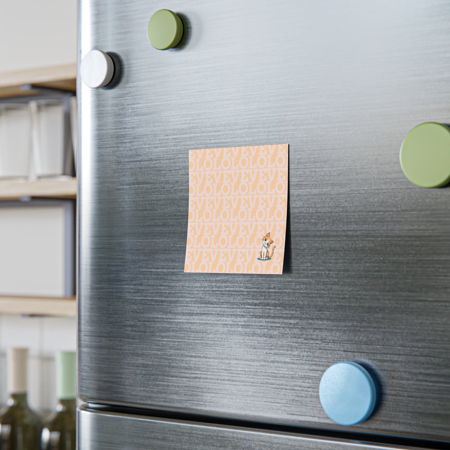 LOVE Post-it® Note Pads with Cute Orange Cat