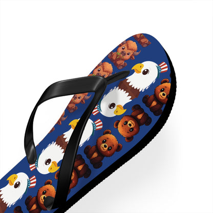Flip Flops Cute Animal Print | Fun Summer Sandals for Beach Days, Poolside Chill, and Animal Lovers