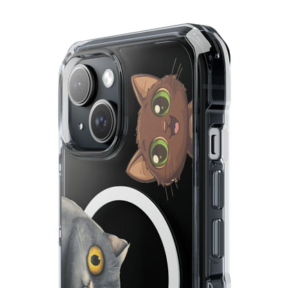Peek-a-Cat Impact Case | MagSafe® Cute Kitty Design