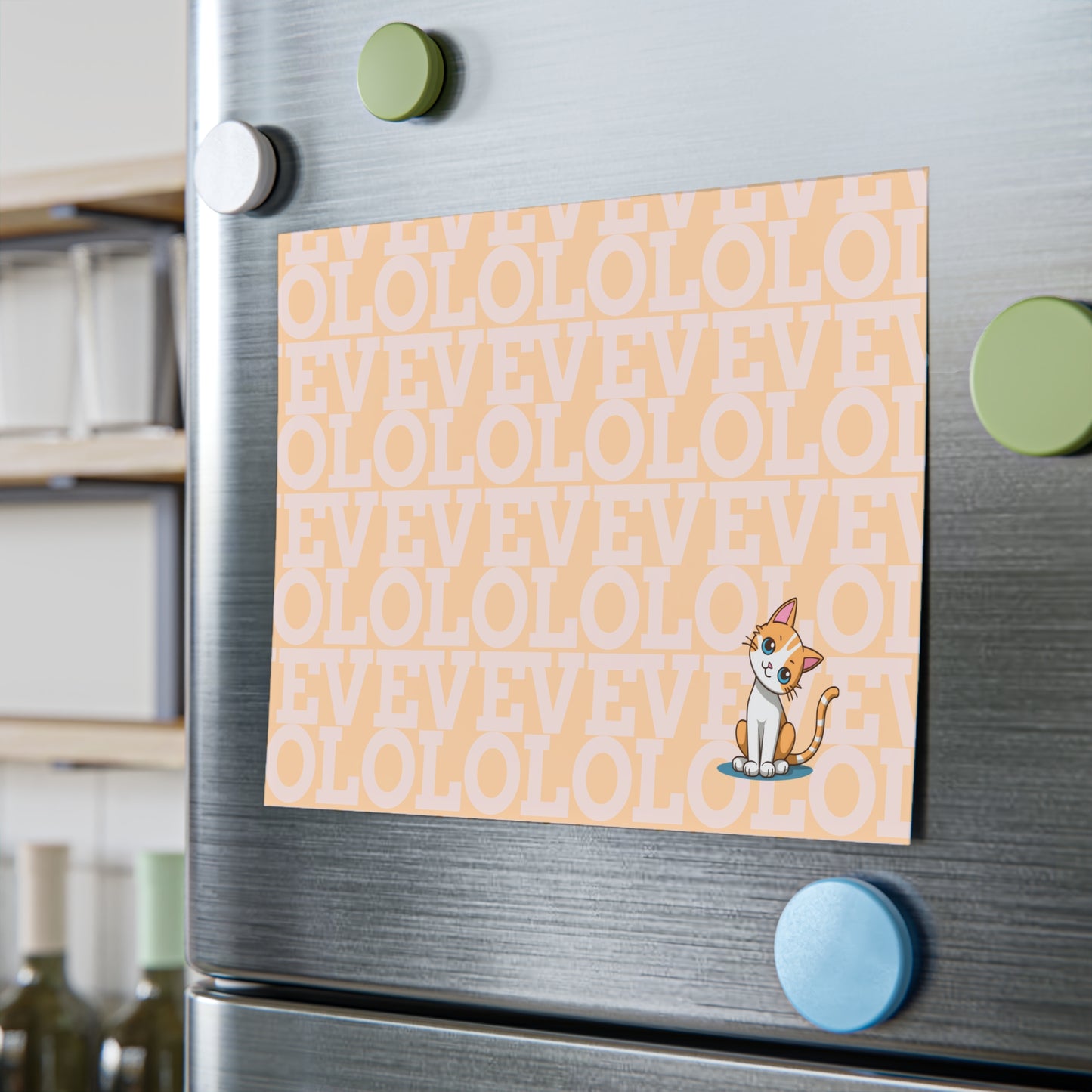 LOVE Post-it® Note Pads with Cute Orange Cat