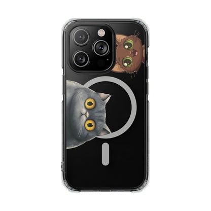 Peek-a-Cat Impact Case | MagSafe® Cute Kitty Design