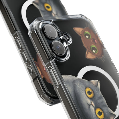 Peek-a-Cat Impact Case | MagSafe® Cute Kitty Design