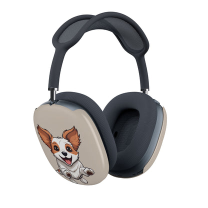 Playful Jack Russell AirPods Max Shell Case, Cute Dog Accessory, Pet Lover Gift, Protective Cover, Fun Tech Case, Unique Design - Woof Woof