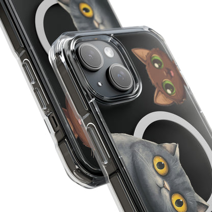 Peek-a-Cat Impact Case | MagSafe® Cute Kitty Design