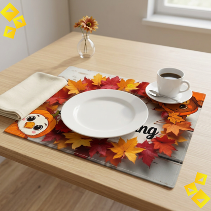 Rustic Fall Dining Placemat