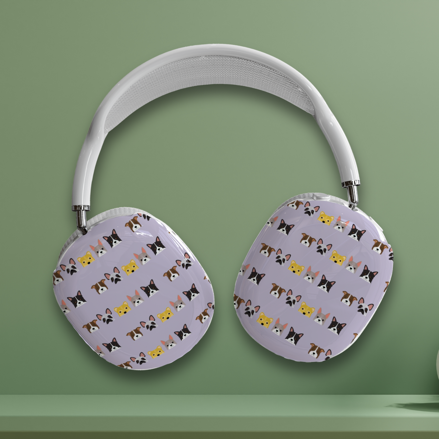 Puppy Print Headphone Cover