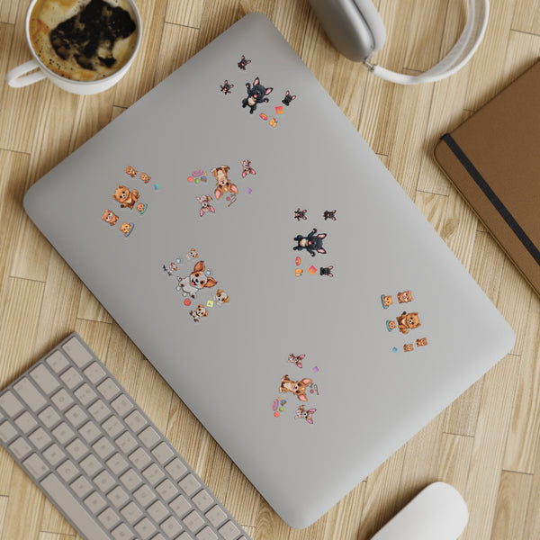 Pocket Pack Puppy Vinyl Stickers