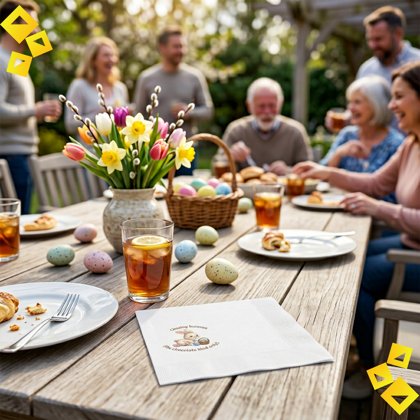 Spring Bunny Party Napkins