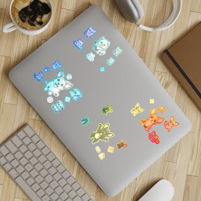 Pocket Pack Puppy Vinyl Stickers