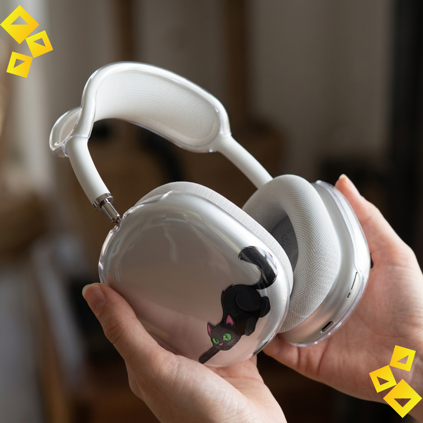 Midnight Cat Headphone Cover