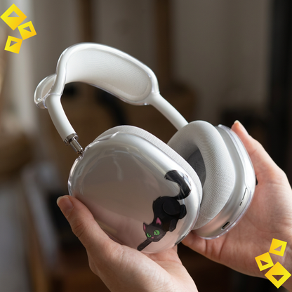 Midnight Cat Headphone Cover