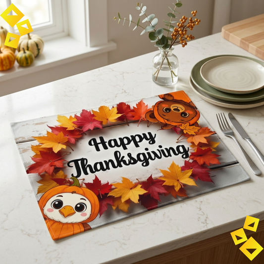 Rustic Fall Dining Placemat