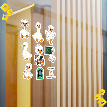 Silly Goose Sticker Sheet