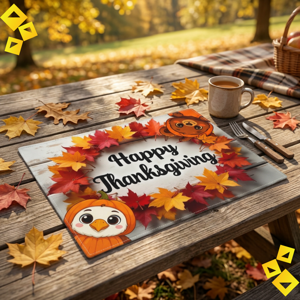 Rustic Fall Dining Placemat