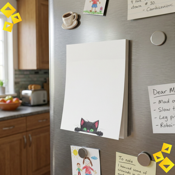 Green Eyed Cat Sticky Note Set