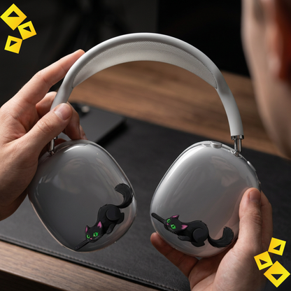 Midnight Cat Headphone Cover