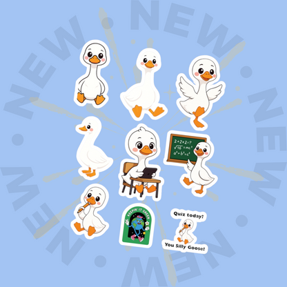 Silly Goose Sticker Sheet