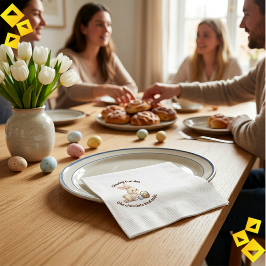 Spring Bunny Party Napkins