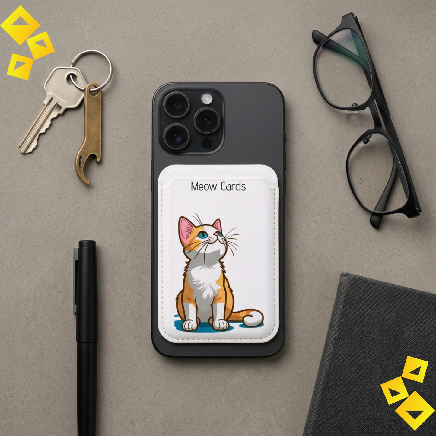MagSafe Black Cat Card Wallet