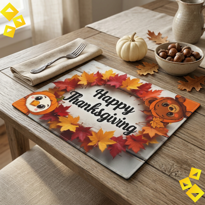 Rustic Fall Dining Placemat