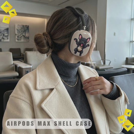 French Bulldog AirPods Max Case | Cute Pet Lover's Gift, Dog Lover Accessory, Kids & Adult Tech Protector, Unique Gift Idea, Playful Design
