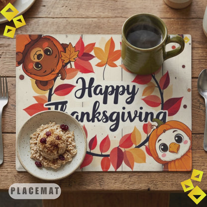 Rustic Fall Dining Placemat