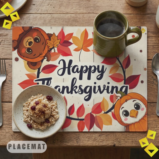 Rustic Fall Dining Placemat